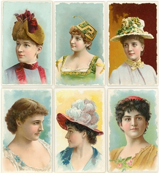 1890 N129a Duke "Stars of the Stage - First Series" Matching-Brand Complete Set (25)